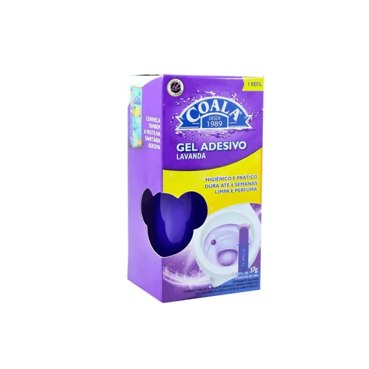 Adesivo Gel Lavanda Refil 37g Coala